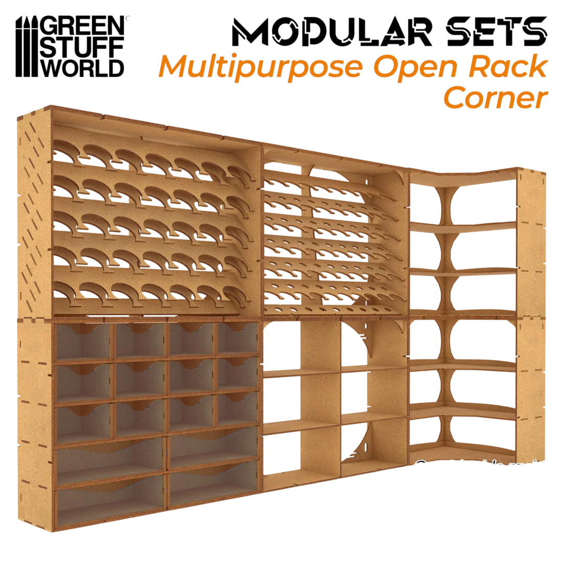 Green Stuff World Multipurpose Open Rack - CORNER
