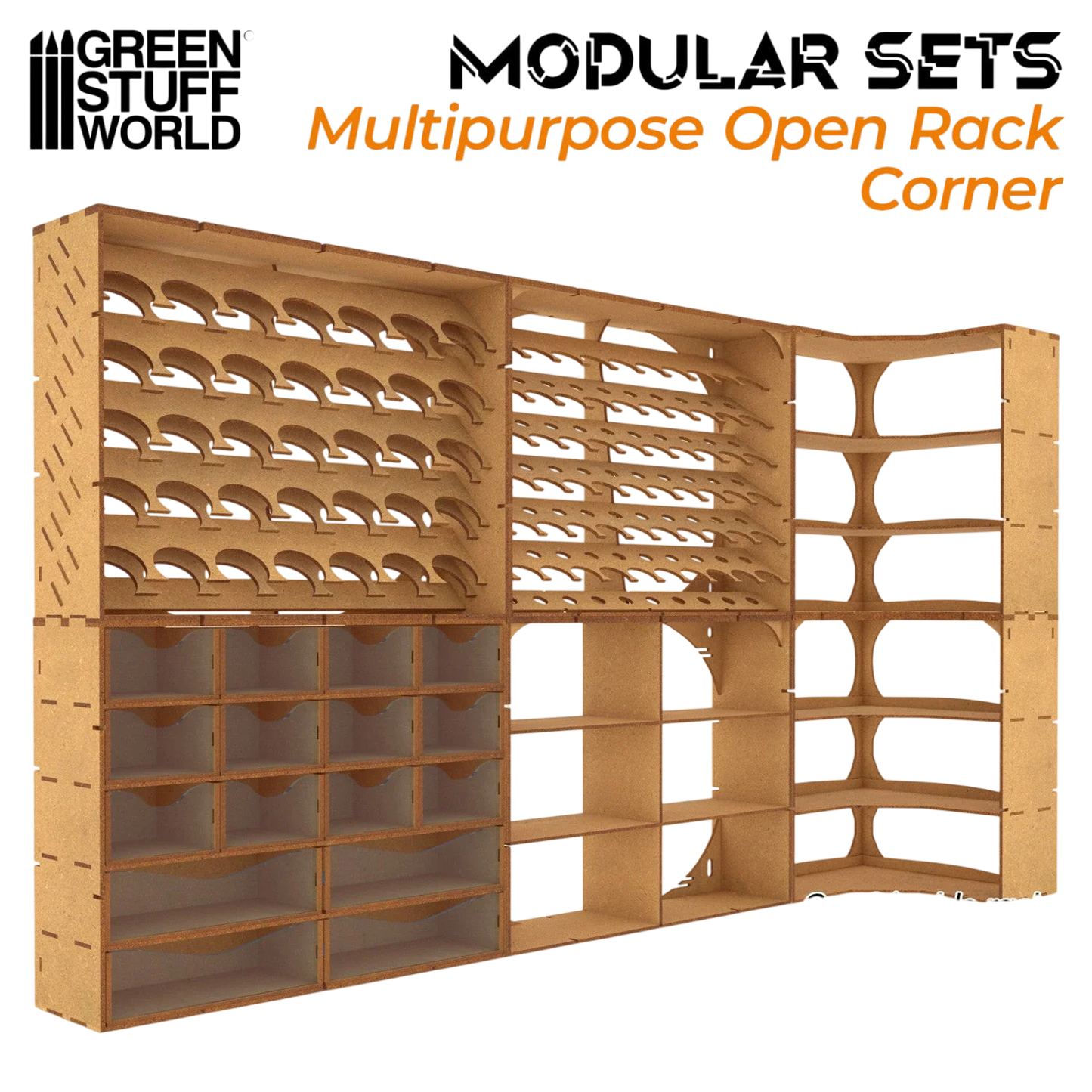 Green Stuff World Multipurpose Open Rack - CORNER