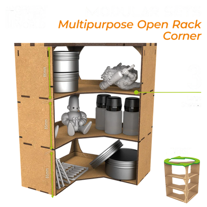 Green Stuff World Multipurpose Open Rack - CORNER