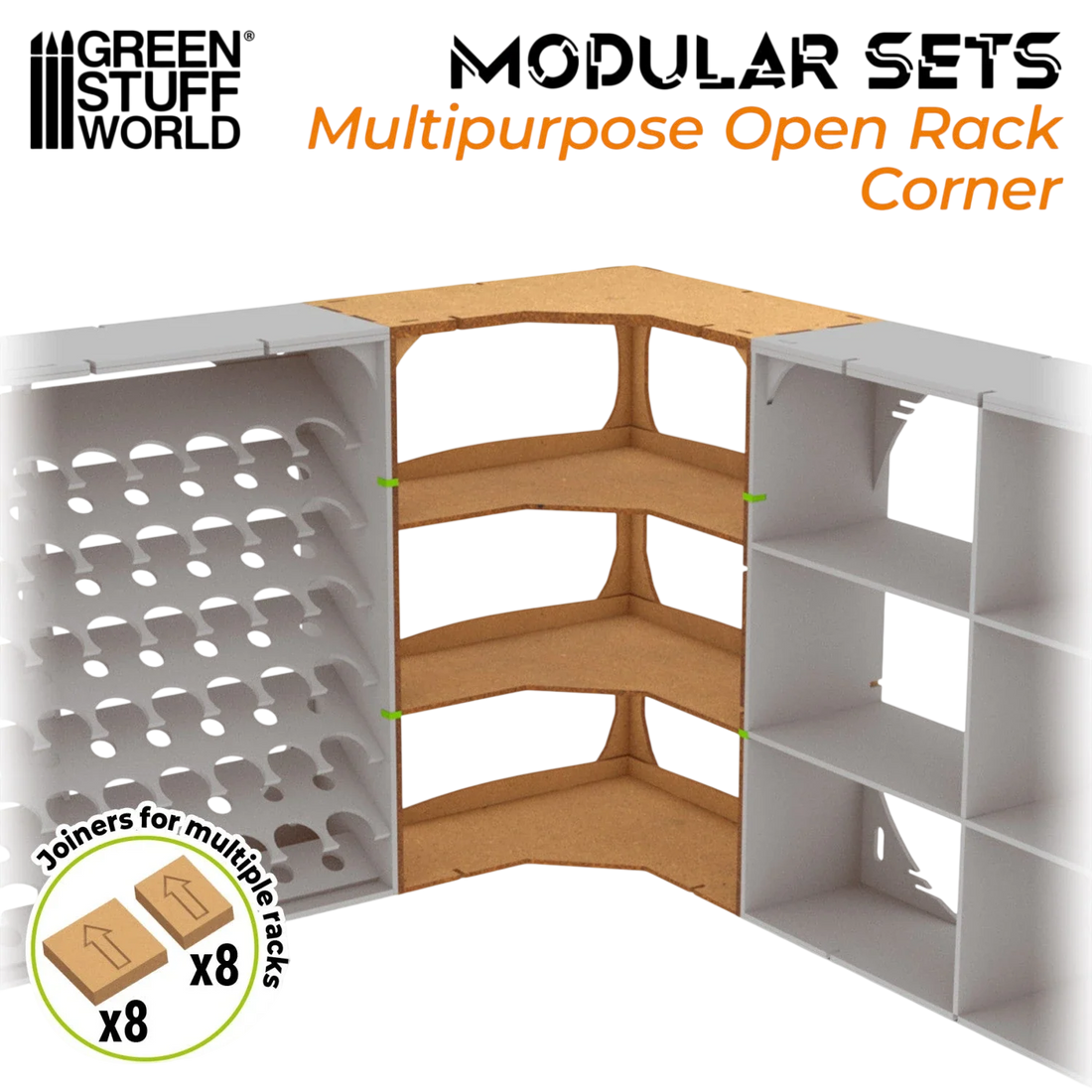 Green Stuff World Multipurpose Open Rack - CORNER