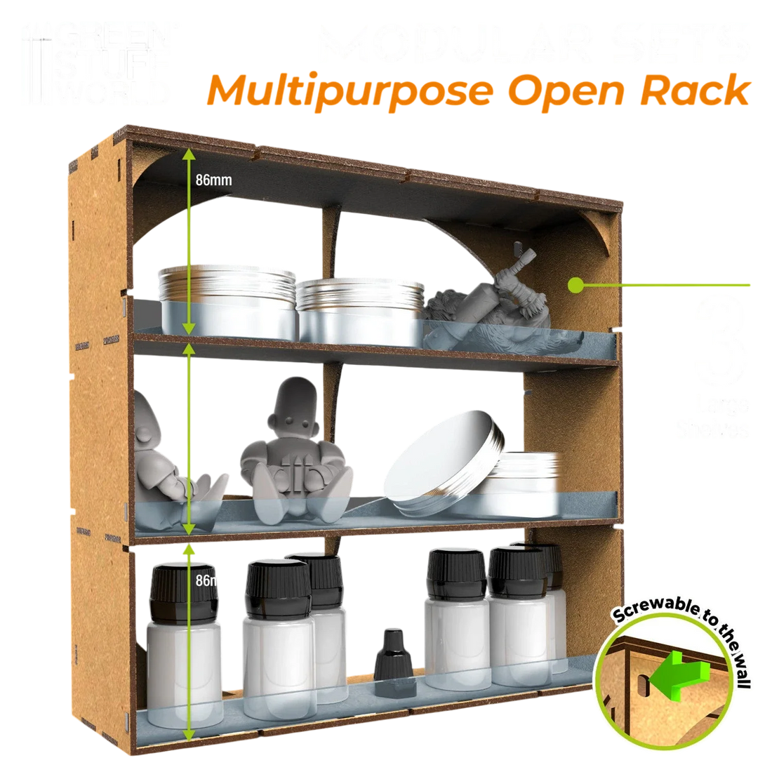 Green Stuff World Multipurpose Open Rack