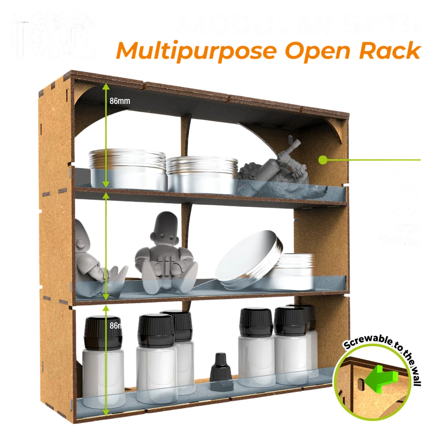 Green Stuff World Multipurpose Open Rack