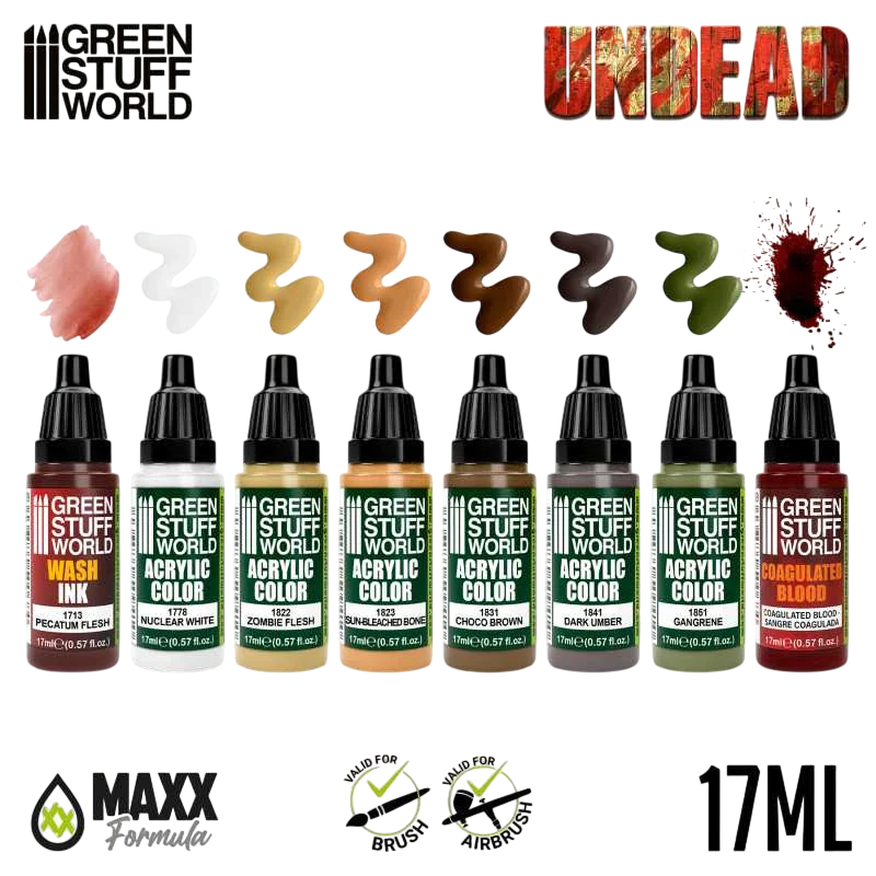 Green Stuff World: Paint Set - Undead 10121