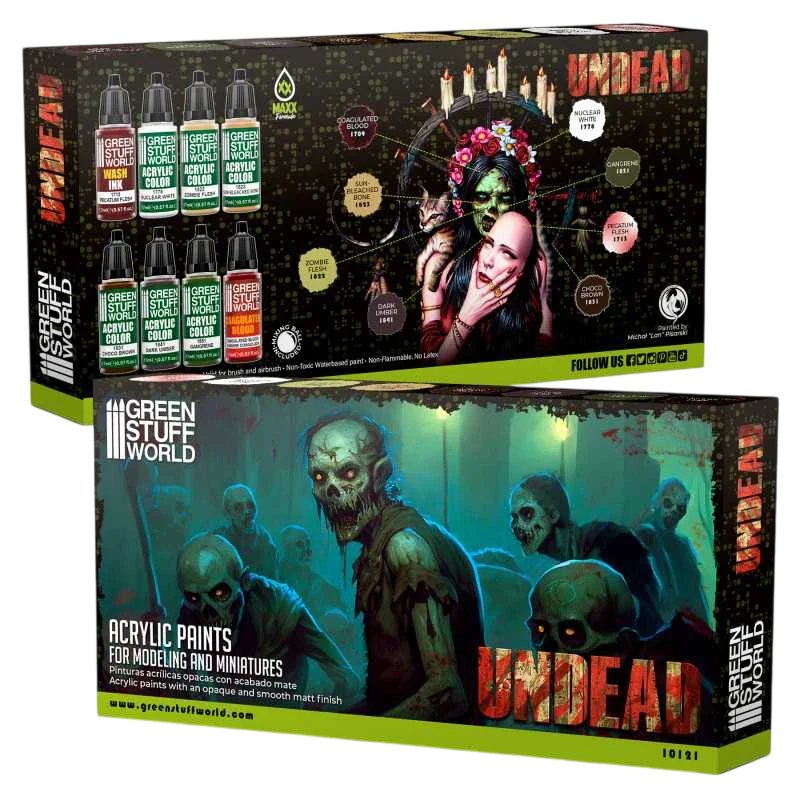Green Stuff World: Paint Set - Undead 10121