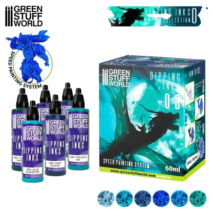 Green Stuff World Paint Set 11695 - Dipping Ink Contrast Paint Collection 03