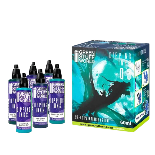 Green Stuff World Paint Set 11695 - Dipping Ink Contrast Paint Collection 03