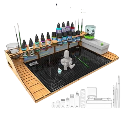 Green Stuff World Paint Station Hobby Tool with Cutting Mat 12421