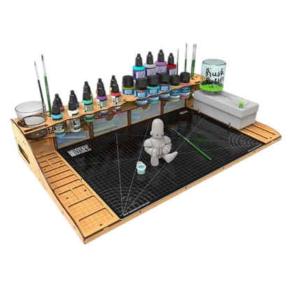 Green Stuff World Paint Station Hobby Tool with Cutting Mat 12421