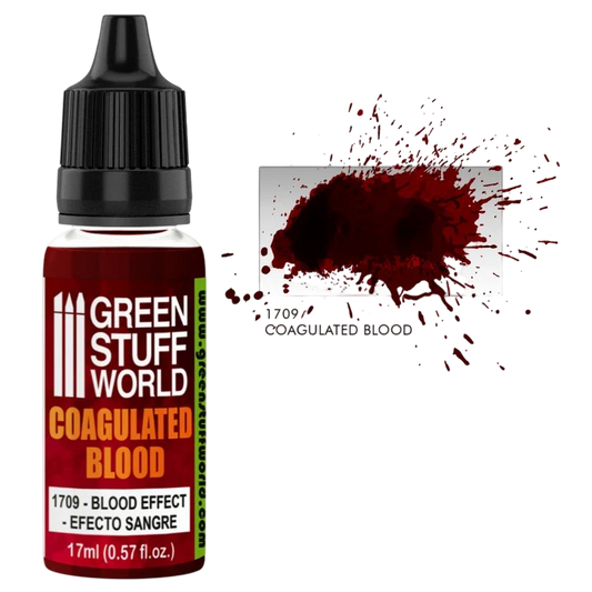Green Stuff World Paint for Models and Miniatures - Coagulated Blood 1709