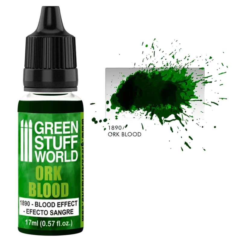 Green Stuff World Paint for Models and Miniatures - Ork Blood 1890