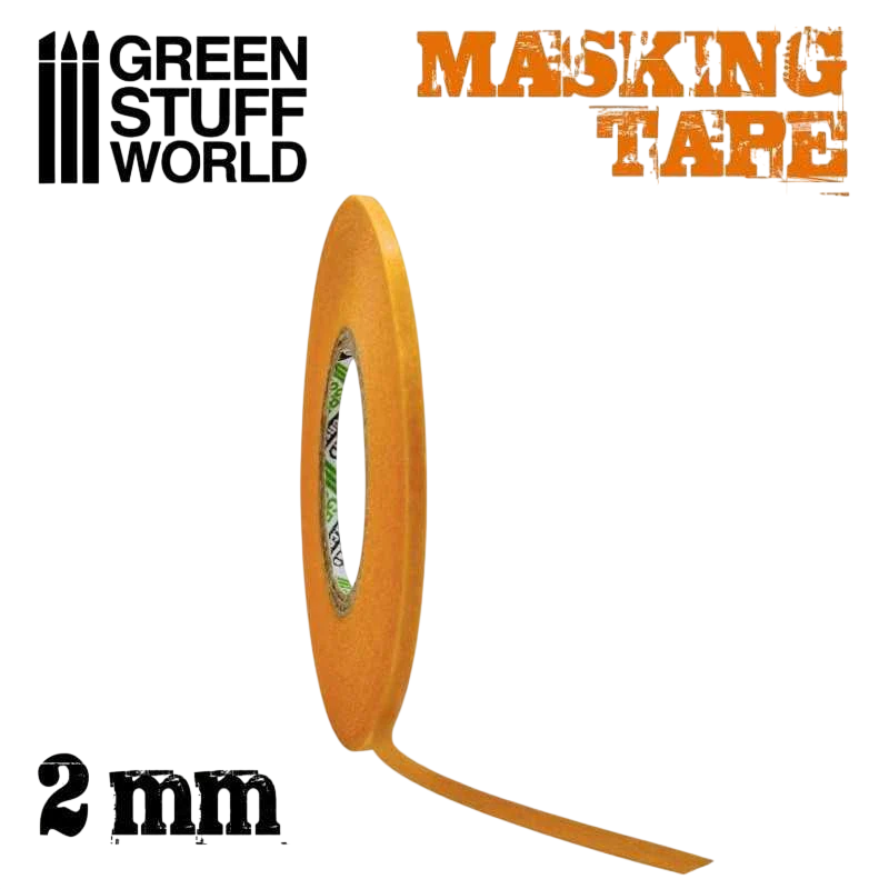 Green Stuff World Painting Masking Tape for Model, Miniatures, RC Bodies, and Pinstriping