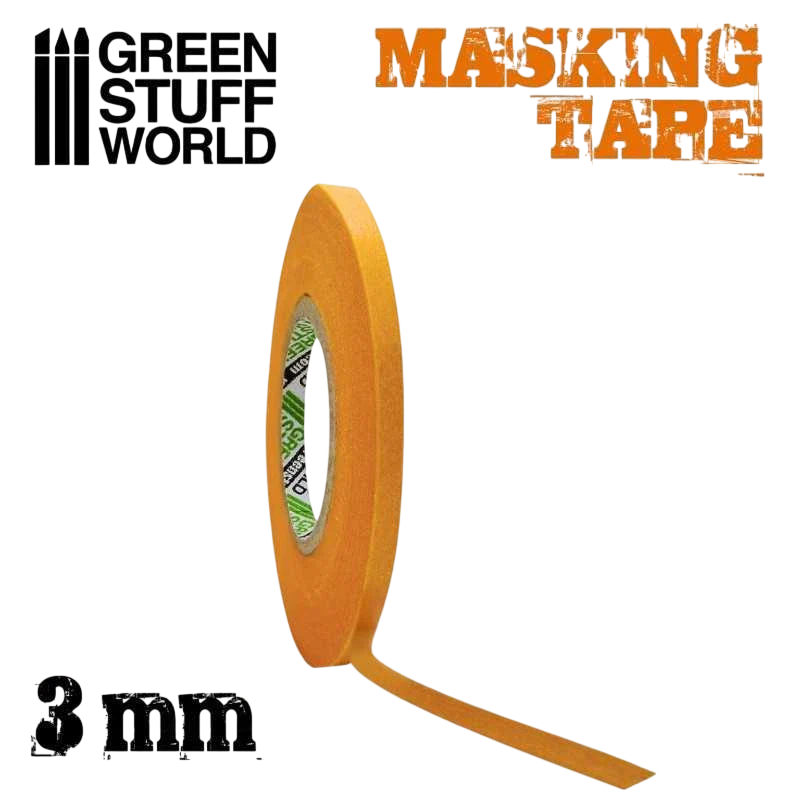 Green Stuff World Painting Masking Tape for Model, Miniatures, RC Bodies, and Pinstriping
