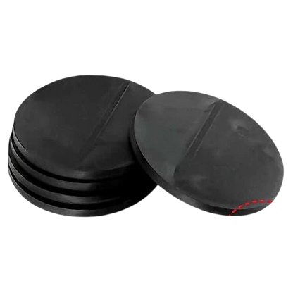 Green Stuff World Plastic Bases - Round 60 mm Black 11274