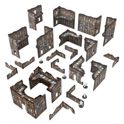 Green Stuff World Pre-Painted Foldable Matched Play terrain pack - Sci-fi - Wargaming