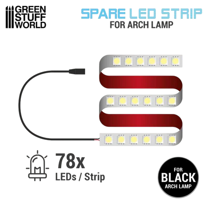Green Stuff World Replacement LED Strip for Arch Lamp - Black 3193