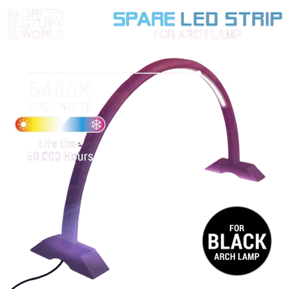 Green Stuff World Replacement LED Strip for Arch Lamp - Black 3193