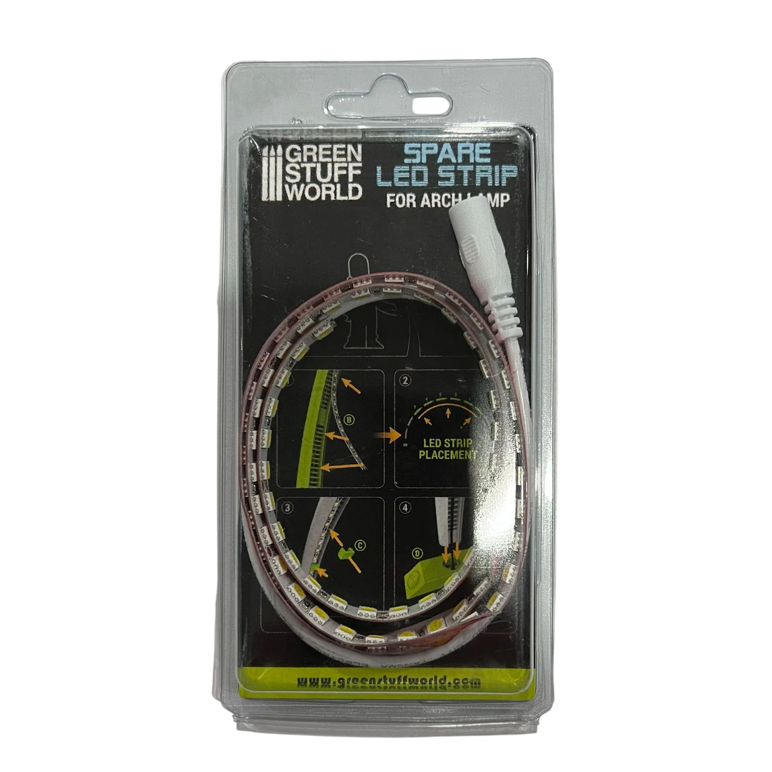 Green Stuff World Replacement LED Strip for Arch Lamp - White 3192