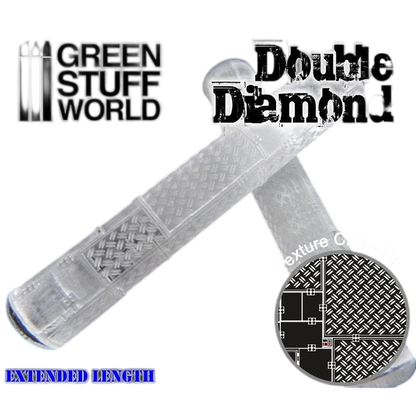 Green Stuff World Rolling Pin – Double Diamond 1164
