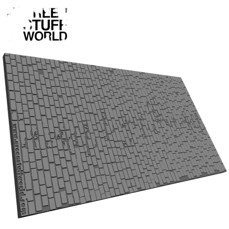 Green Stuff World Rolling Pin Dutch Bricks Pattern for modeling and Dioramas 1336