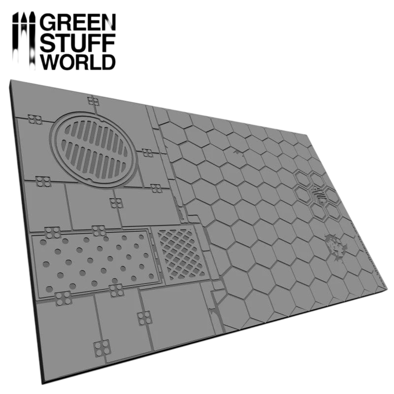 Green Stuff World Rolling Pin Hexagons For Modeliing and Dioramas 1160