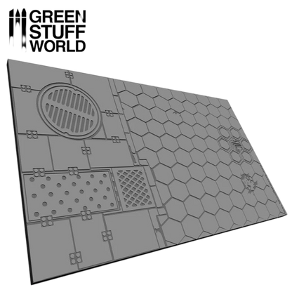 Green Stuff World Rolling Pin Hexagons For Modeliing and Dioramas 1160