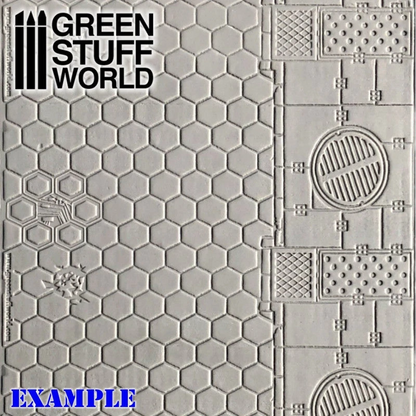 Green Stuff World Rolling Pin Hexagons For Modeliing and Dioramas 1160