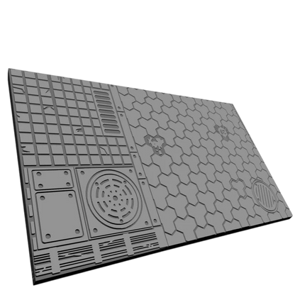 Green Stuff World Rolling Pin Triple Hex Pattern for modeling and Dioramas 1161