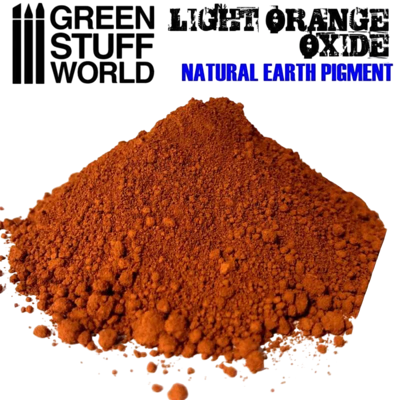 Green Stuff World Rust Pigment For Modeling Miniatures - Light Orange Oxide 1764