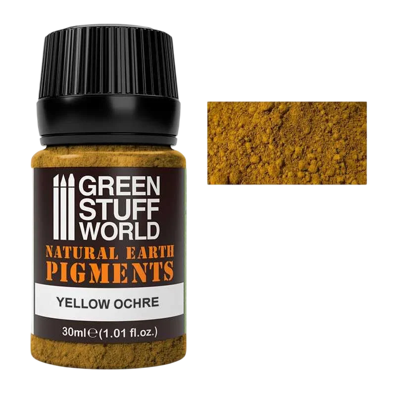 Green Stuff World Rust Pigment For Modeling Miniatures - Yellow Ochre Oxide 1763
