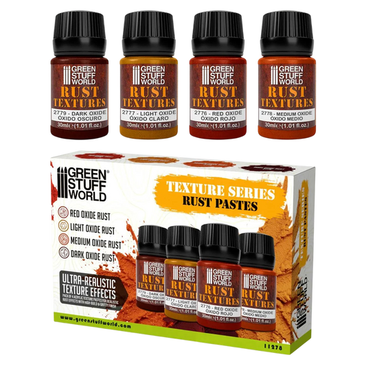 Green Stuff World Rust Texture Set 30ml for Modeling and Dioramas