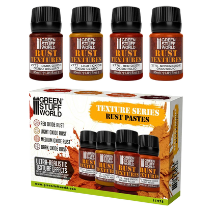 Green Stuff World Rust Texture Set 30ml for Modeling and Dioramas