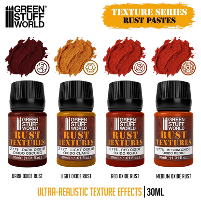 Green Stuff World Rust Texture Set 30ml for Modeling and Dioramas