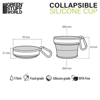Green Stuff World Silicone collapsible cup 170ml