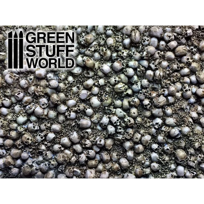 Green Stuff World Skull Plates - Crunch Times 1668
