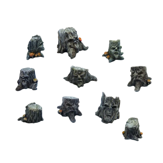 Green Stuff World Small Haunted Tree Stumps 1686