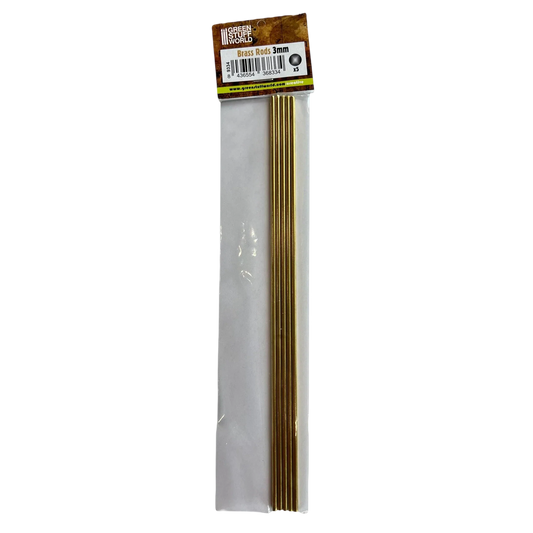 Green Stuff World Square Brass Tubes 3mm 11045