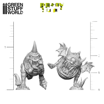 Green Stuff World Squig Herd Set (6) for Wargaming - Resin - 40k - Miniatures