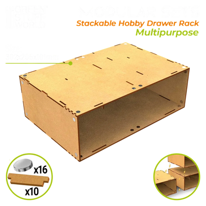 Green Stuff World Stackable hollow storage module