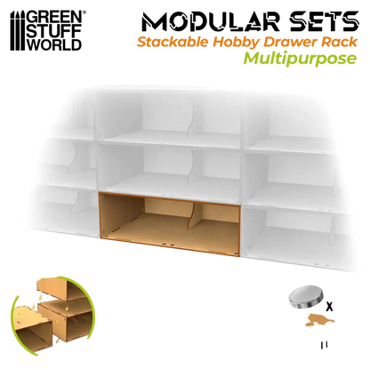 Green Stuff World Stackable hollow storage module