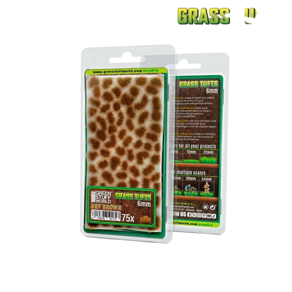 Green Stuff World Static Grass Tufts 6 mm - Dry Brown - 10672