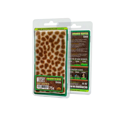 Green Stuff World Static Grass Tufts 6 mm - Dry Brown - 10672