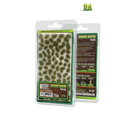 Green Stuff World Static Grass Tufts 6 mm - Dry Green - 10670