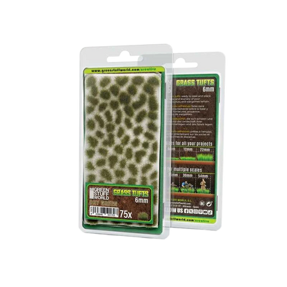 Green Stuff World Static Grass Tufts 6 mm - Dry Green - 10670
