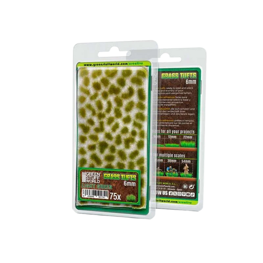 Green Stuff World Static Grass Tufts 6 mm - Light Green - 10674