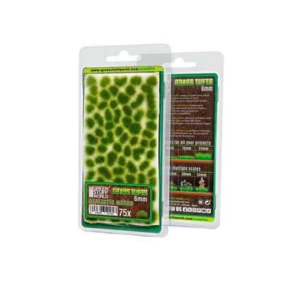 Green Stuff World Static Grass Tufts 6 mm - Realistic Green - 10669