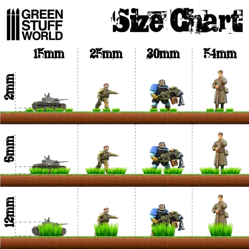 Green Stuff World Static Grass Tufts 6 mm - Realistic Green - 10669