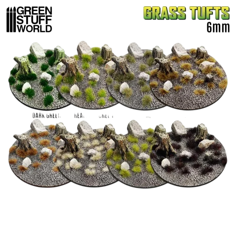 Green Stuff World Static Grass Tufts 6 mm - Winter - 10673