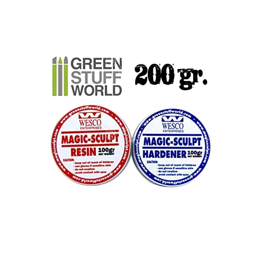 Green Stuff World Two Part Magic Sculpt Epoxy Resin Putty 200gr 9185