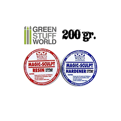 Green Stuff World Two Part Magic Sculpt Epoxy Resin Putty 200gr 9185