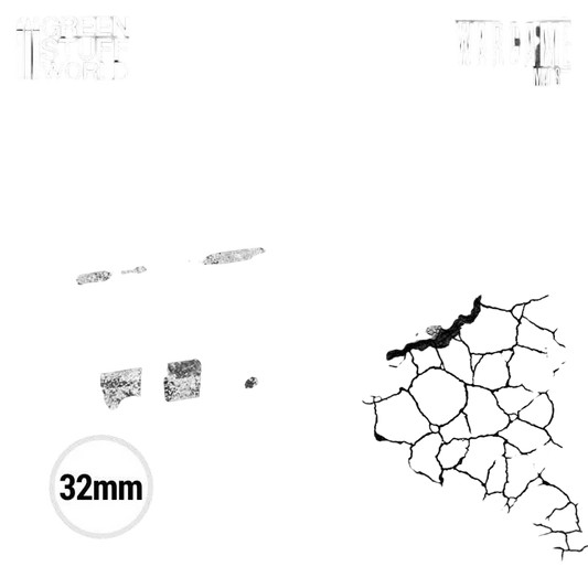 Green Stuff World Wargame Mat, Ground Zero District (56x76cm), Neoprene Battle Surface, Anti-Slip Backing, 30x22 Inch, with Carrying Bag - 5864